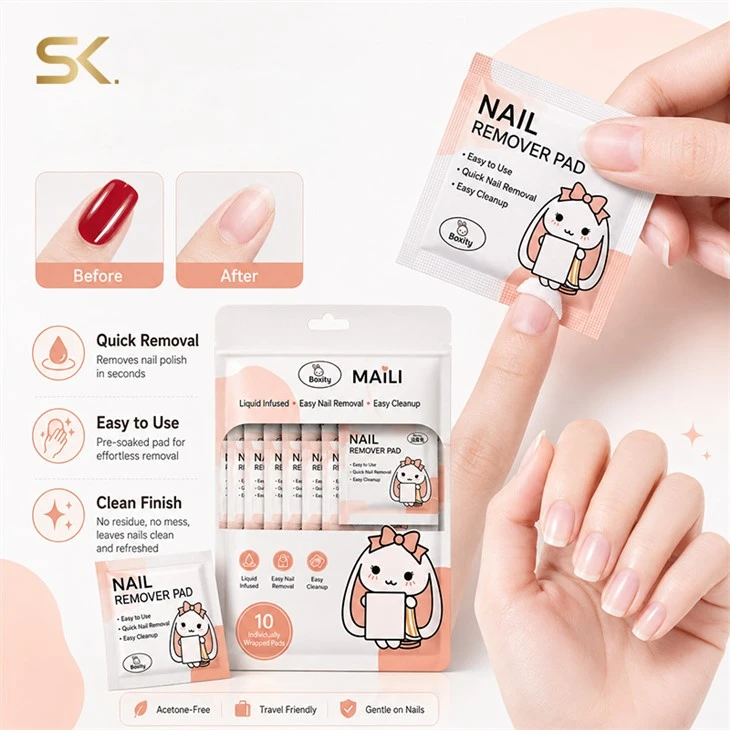 Individual Nail Polish Remover Wipes